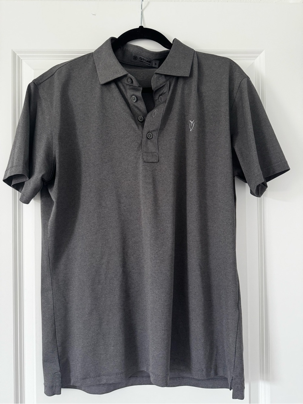 G/FORE Charcoal Gray Men's Polo